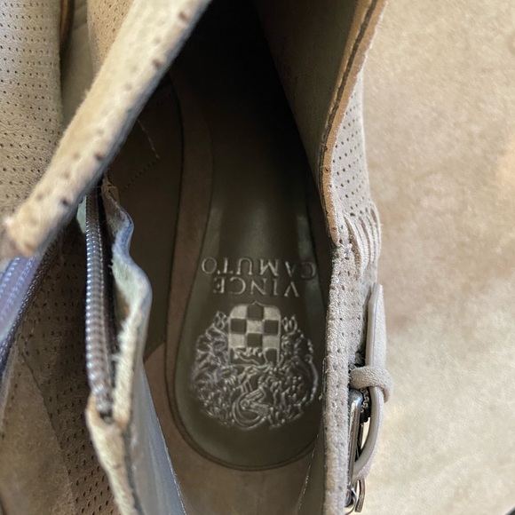 Vince Camuto Suede Booties With Buckle Size 6 - Picture 7 of 8